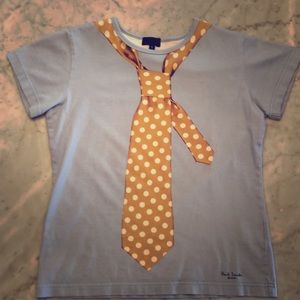 Paul Smith black label necktie print baby blue!